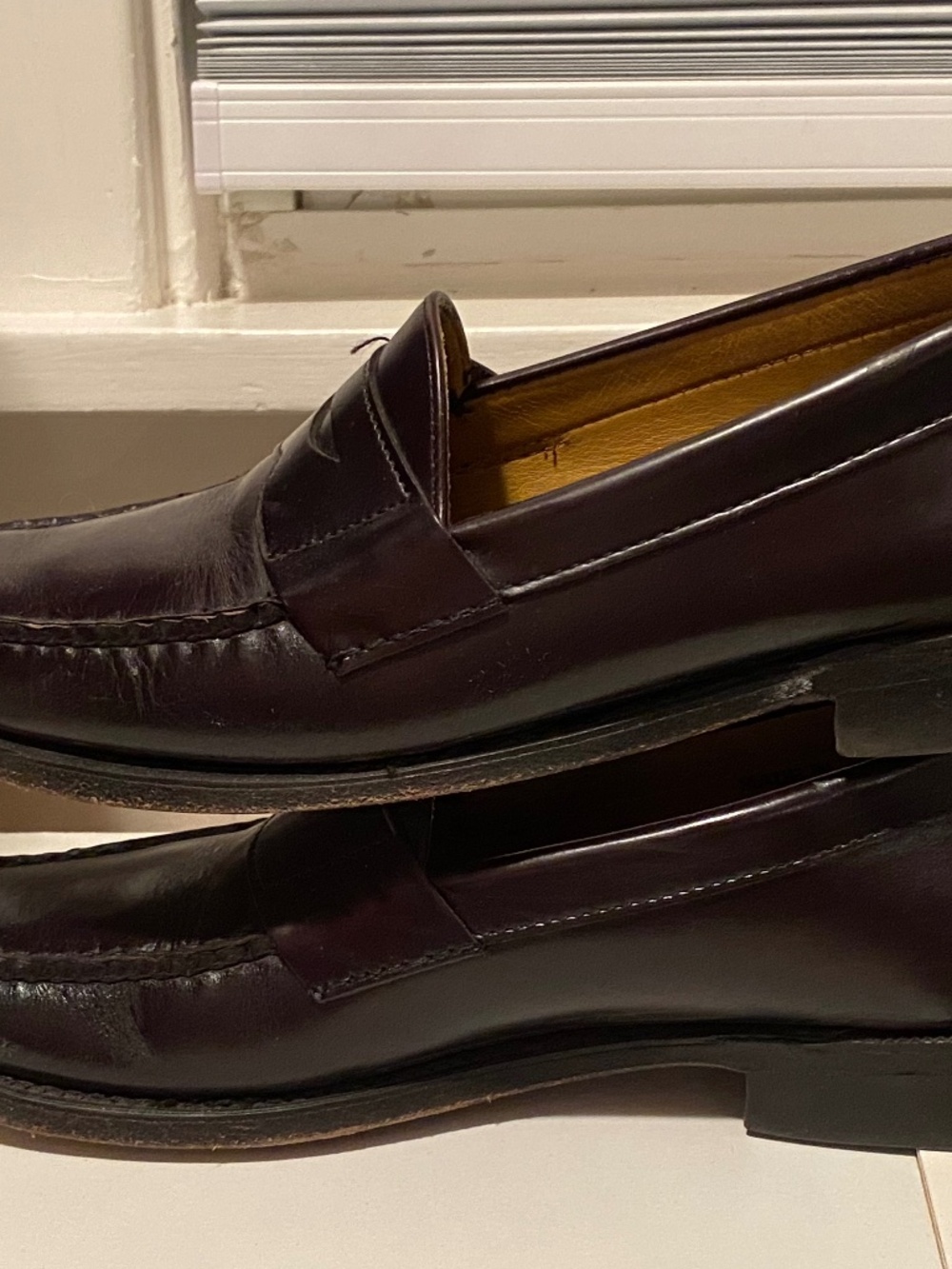 Brooks Brothers cordovan Penny Loafer.